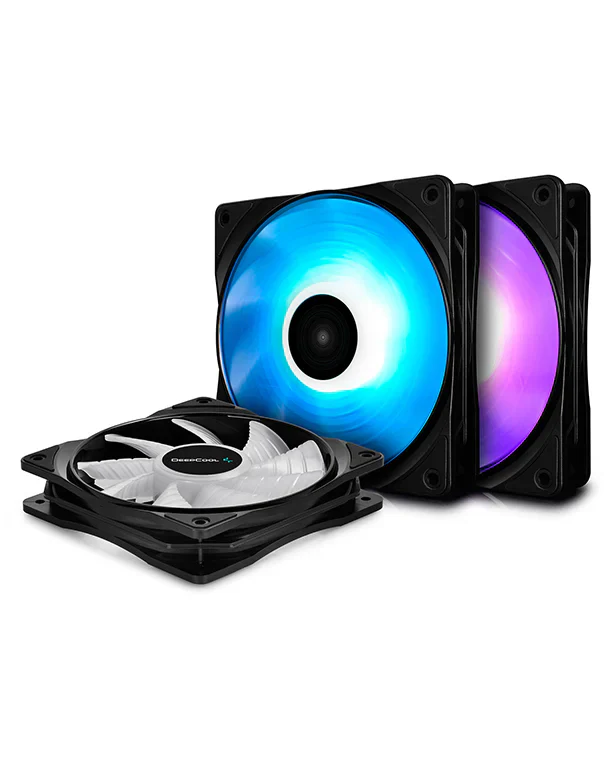 DeepCool RF120M 3in1 Brightness RGB LED Fan - Black - Image 4