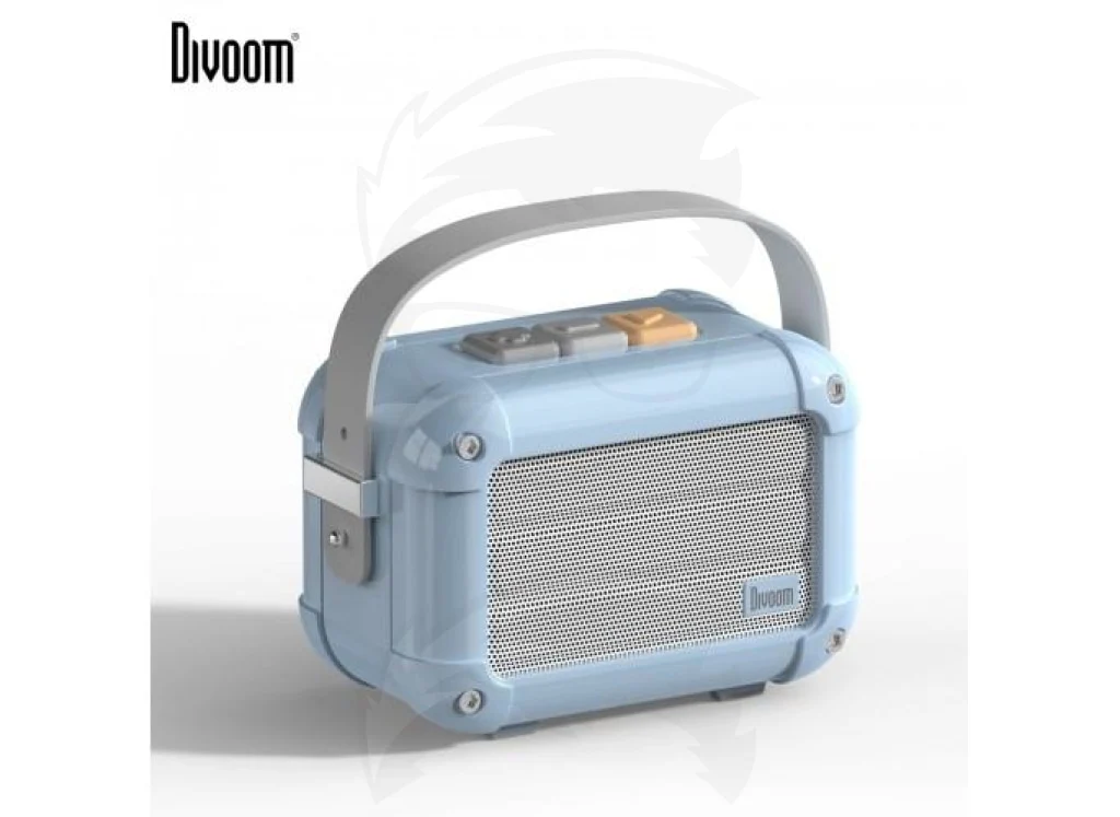 Divoom Macchiato portable  Radio Bluetooth Speaker (BLUE) - Image 4