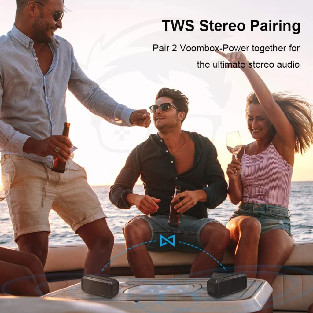 Divoom Voombox-Power Portable Bluetooth Speaker (Black) - Image 5