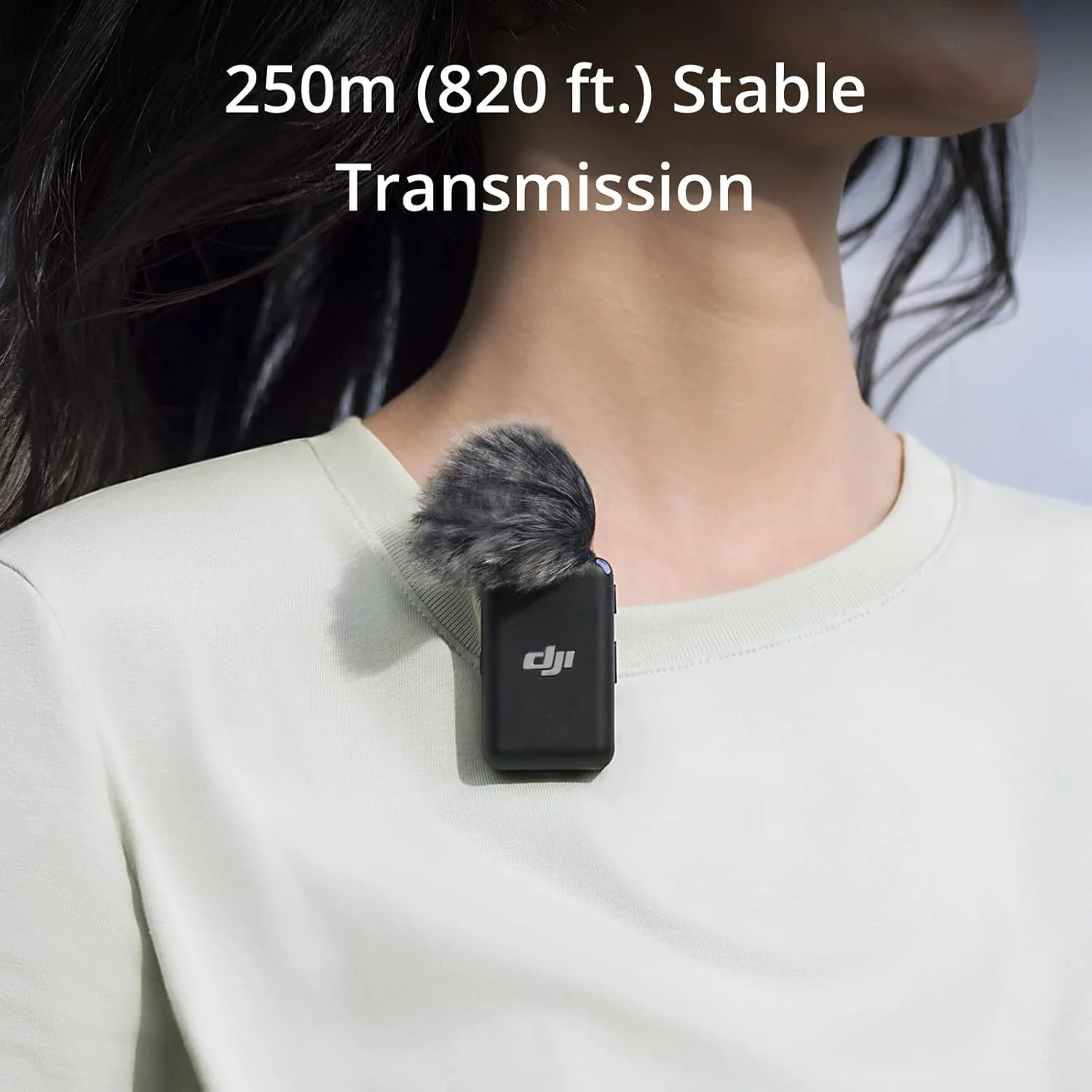 DJI Mic (2 TX + 1 RX + Charging Case), 250m (820 ft.) Range, 15-Hour Battery, Noise Cancellation Wireless Lavalier Microphone - Image 4