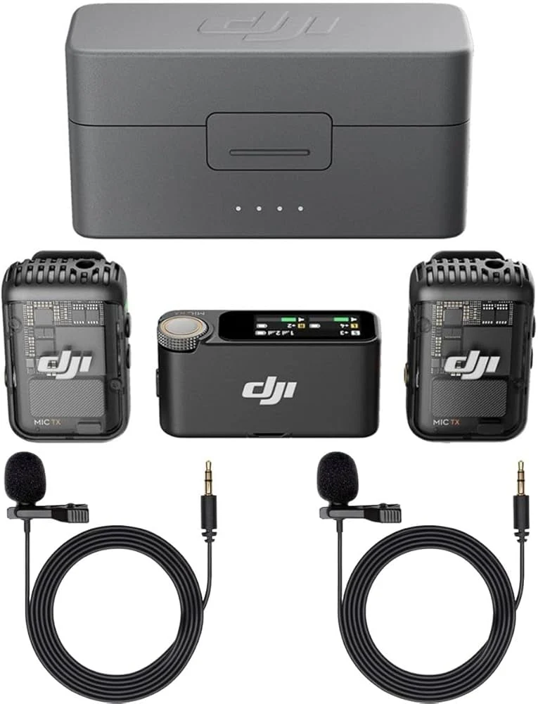 DJI Mic 2 Wireless Professional Microphone (2TX + 1RX) & Charging Case - Image 2