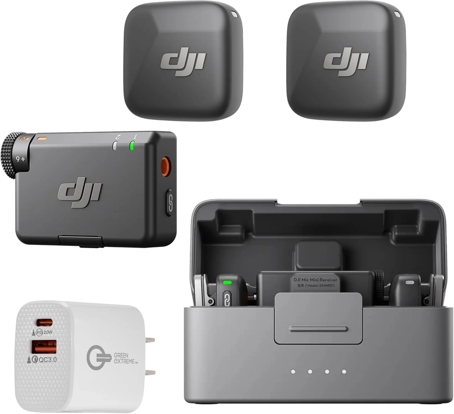 DJI Mic Mini - 2 TX + 1 RX + Charging Case