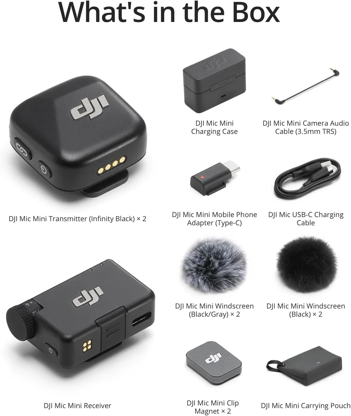 DJI Mic Mini - 2 TX + 1 RX + Charging Case - Image 3