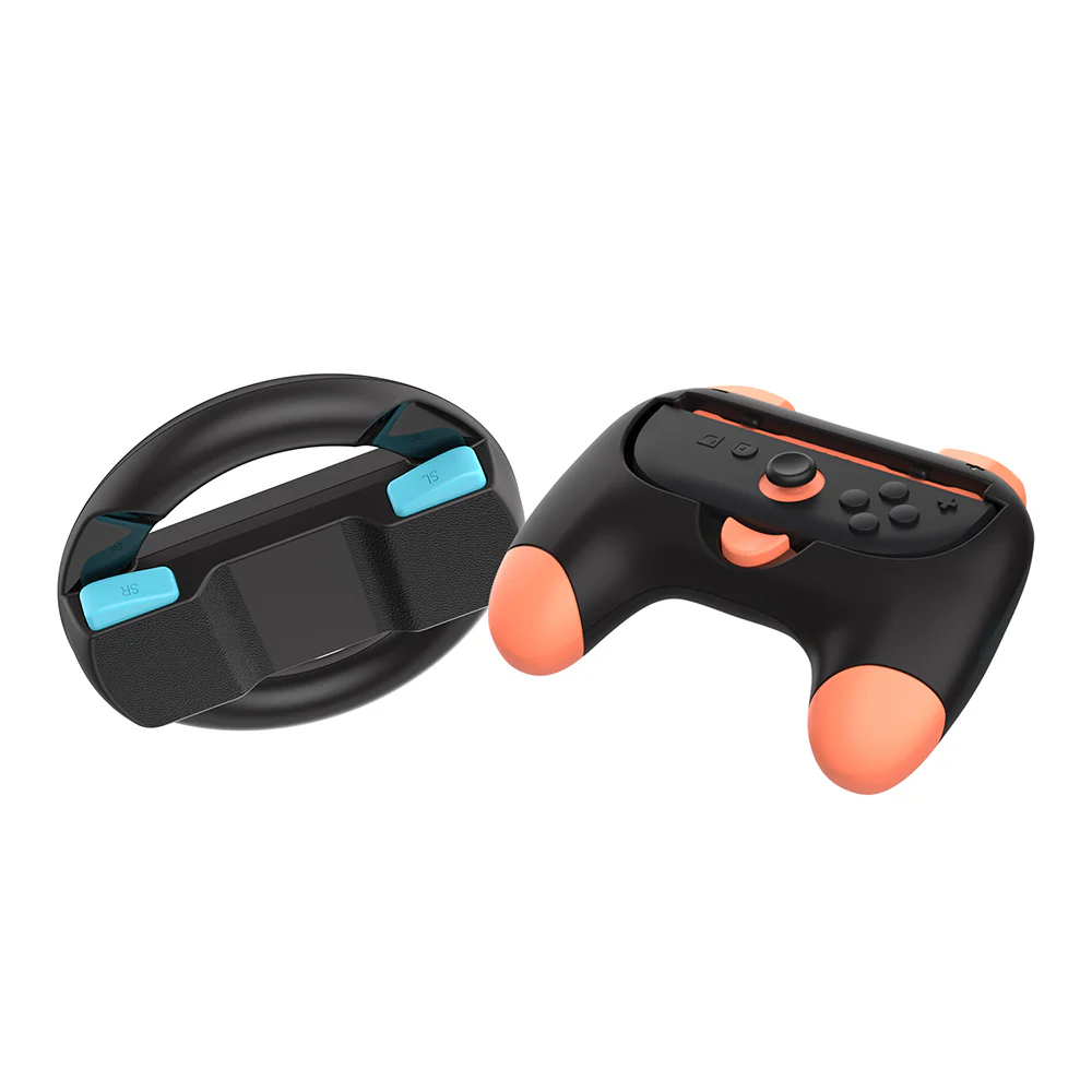 DOBE CONTROLLER GRIP AND STEERING WHEEL KIT FOR N SWITCH 2 - Image 2