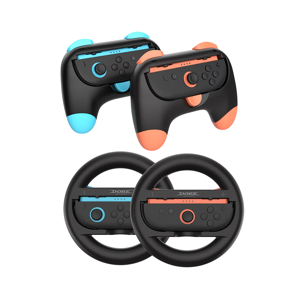 DOBE CONTROLLER GRIP AND STEERING WHEEL KIT FOR N SWITCH 2 - Image 3