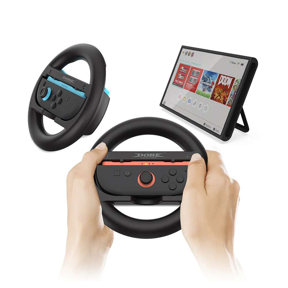 DOBE CONTROLLER STEERING WHEEL FOR N SWITCH 2 JOY PAD - Image 6