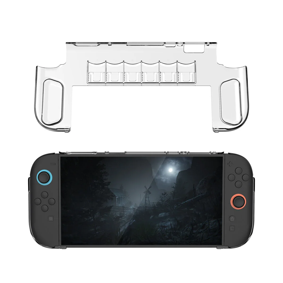 Dobe Crystal Case with Storage for Switch 2