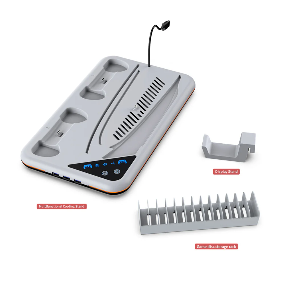 DOBE Multi function Cooling Chargin Dock For PS5 SLIM/PRO - Image 5