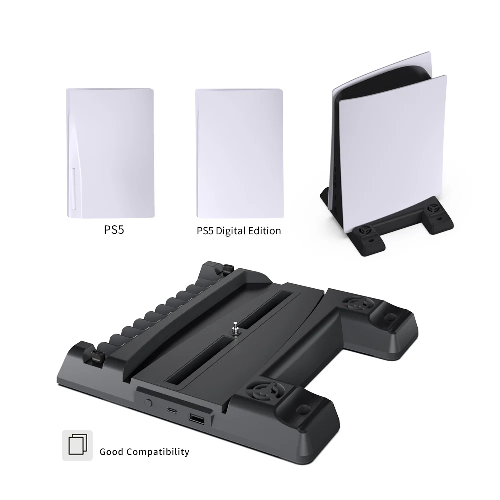 DOBE MULTIFUNCTINAL COOLING AND CHARGING STAND FOR PS5 FAT - Image 7