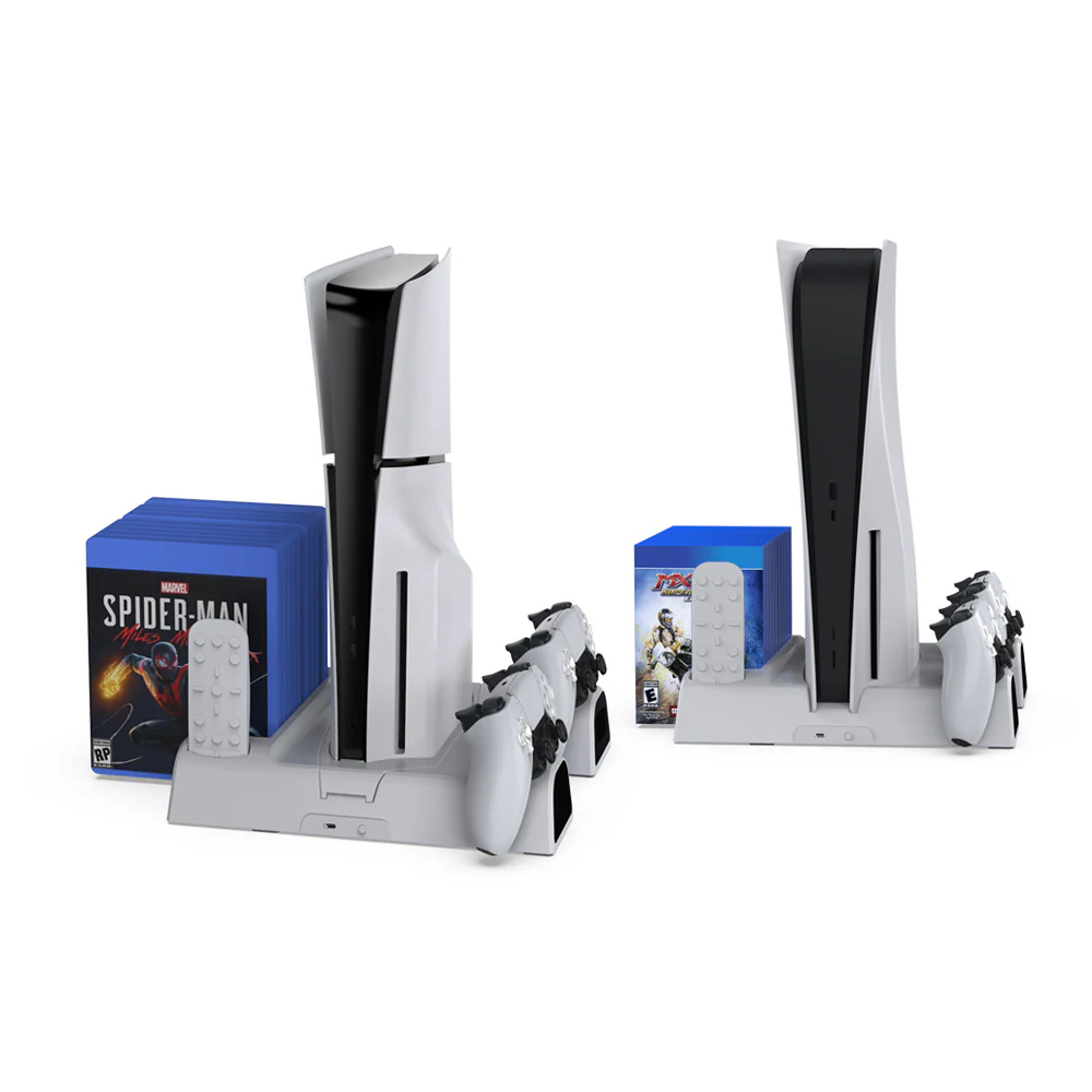 Dobe Multifunctional Charging Dock for PS5 Slim White - Image 4