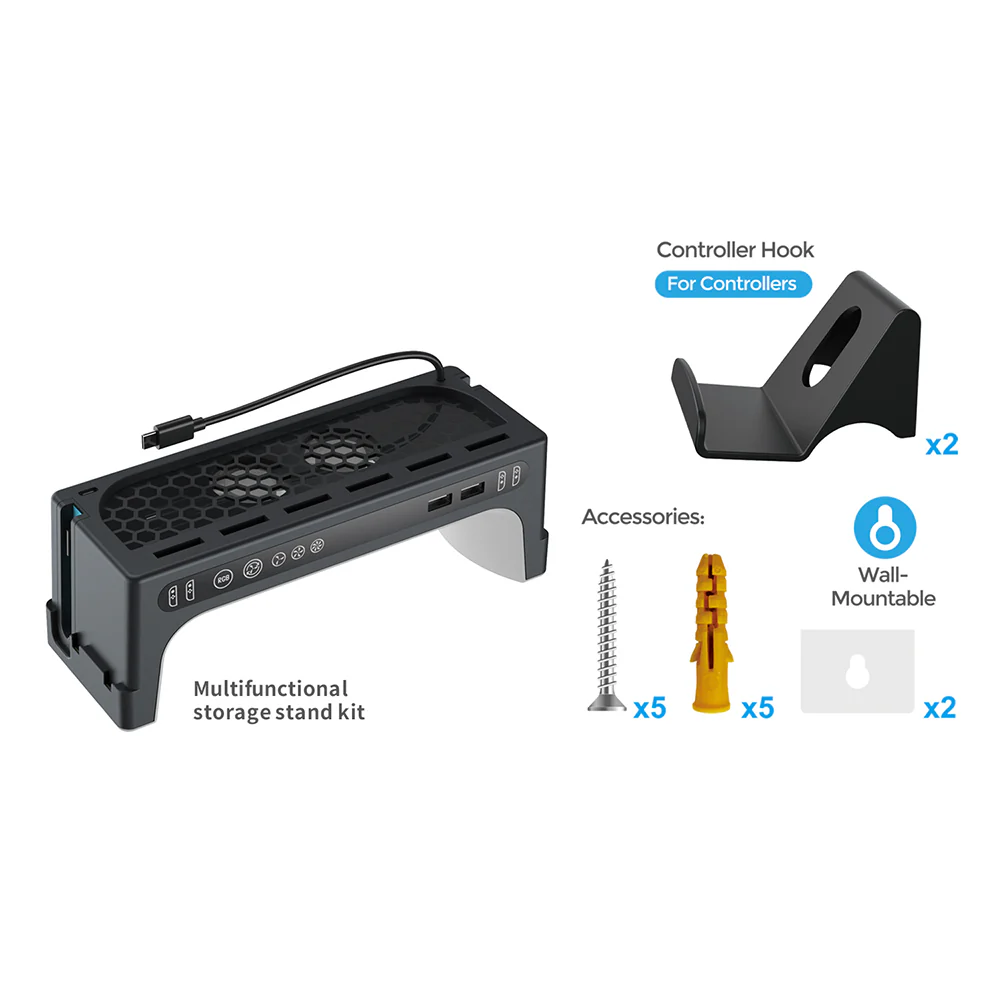 DOBE MULTIFUNCTIONAL STORAGE STAND KIT FOR NS NS 2 - Image 7