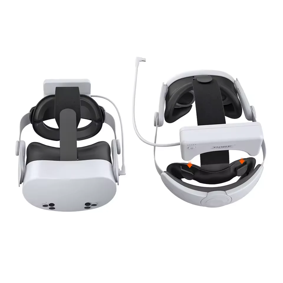 DOBE TY-3878 VR Headset Battery & Adjustable Headband for Meta Quest 3/3S – Power with Multi-Security Protection - Image 2
