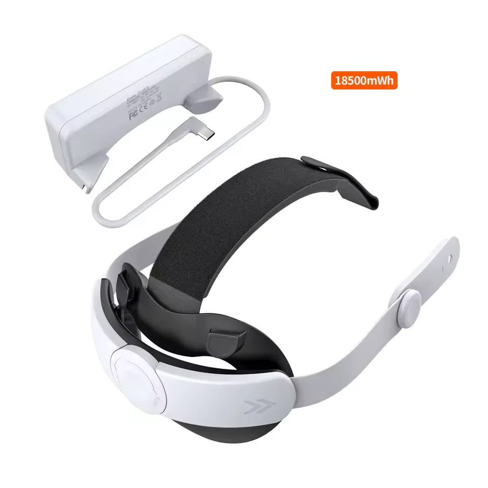 DOBE TY-3878 VR Headset Battery & Adjustable Headband for Meta Quest 3/3S – Power with Multi-Security Protection - Image 3