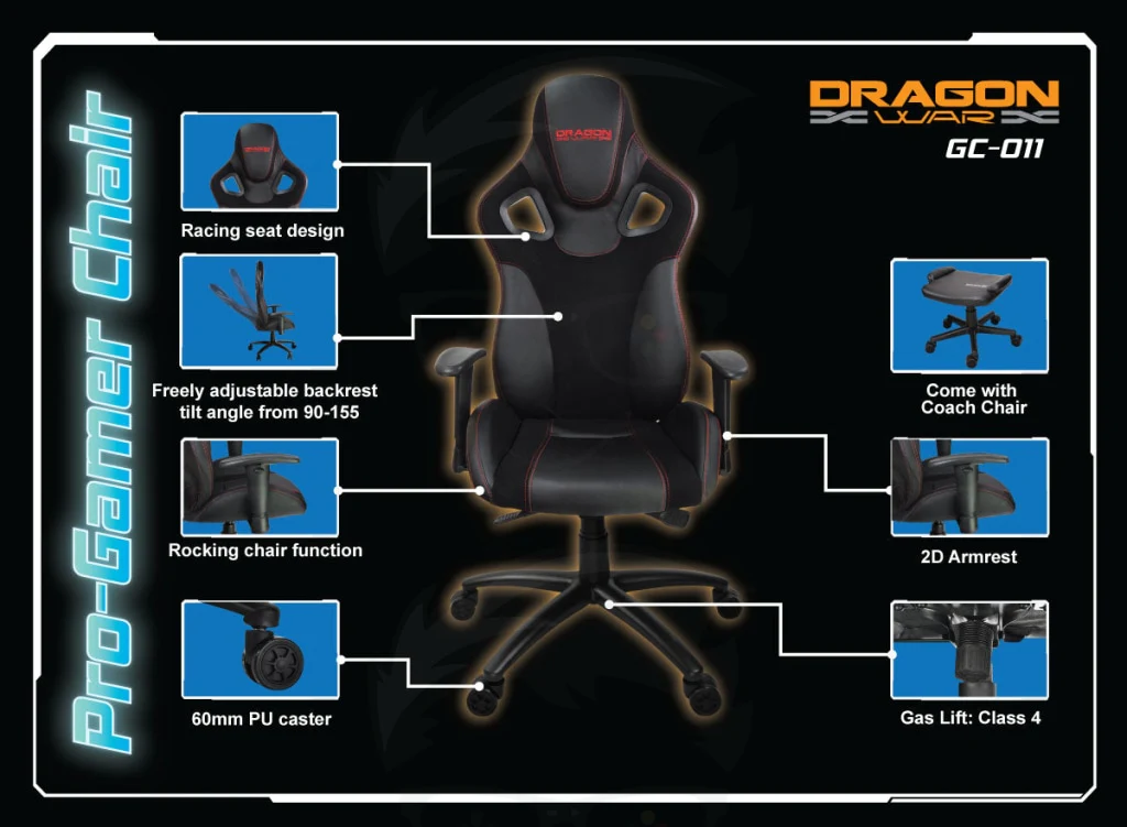 DRAGON WAR GC-011 Pro Gaming Chair - Image 5