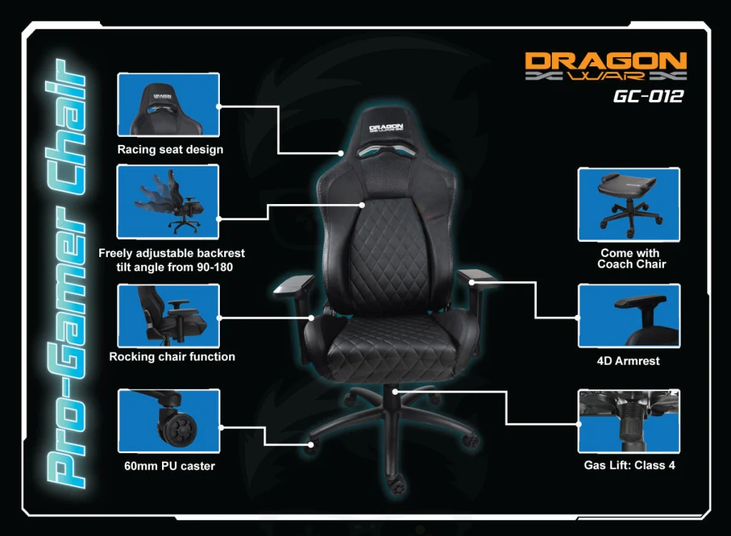 DRAGON WAR GC-012 Pro Gaming Chair - Image 5