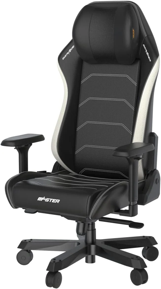 DxRacer Master Series Gaming Chair - Black/White - Image 2