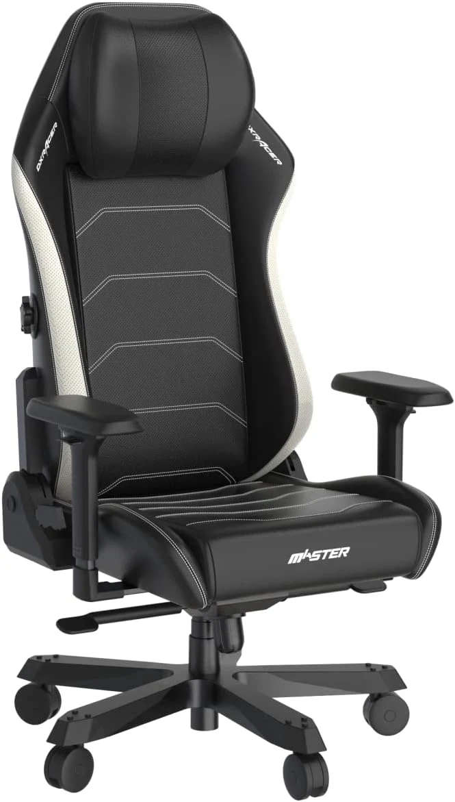 DxRacer Master Series Gaming Chair - Black/White - Image 7