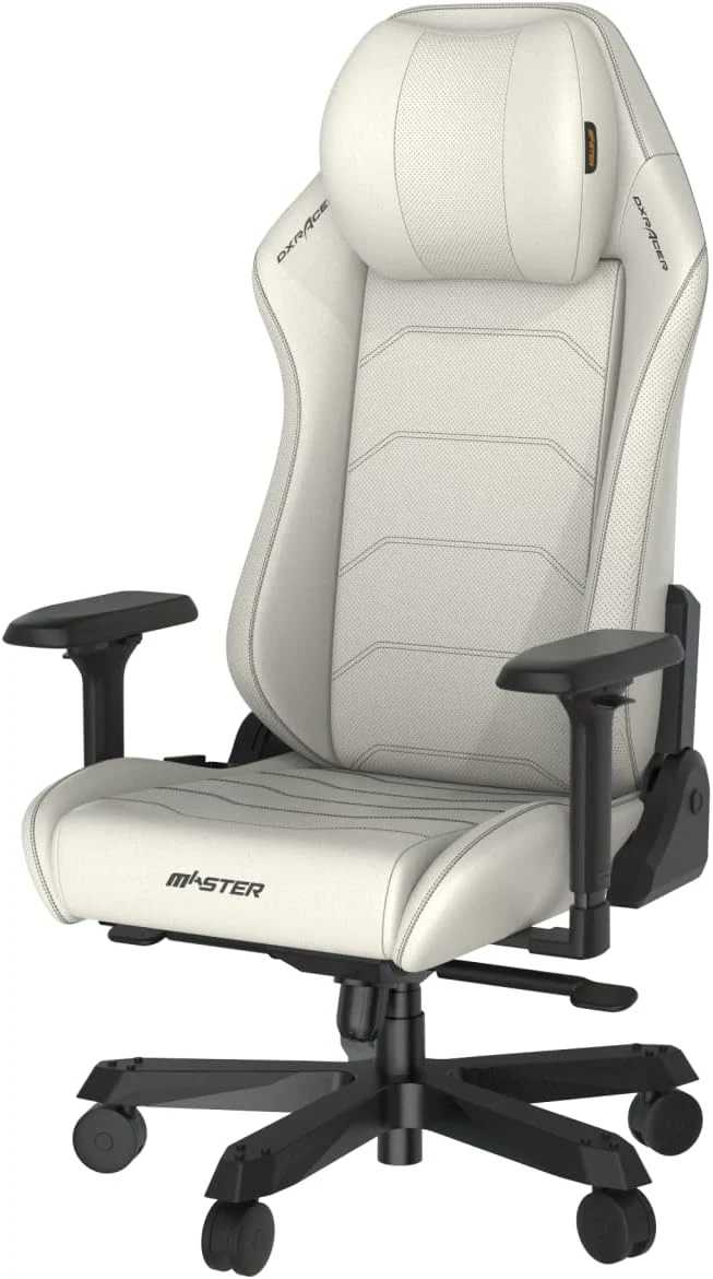 DxRacer Master Series Gaming Chair - White - Image 3