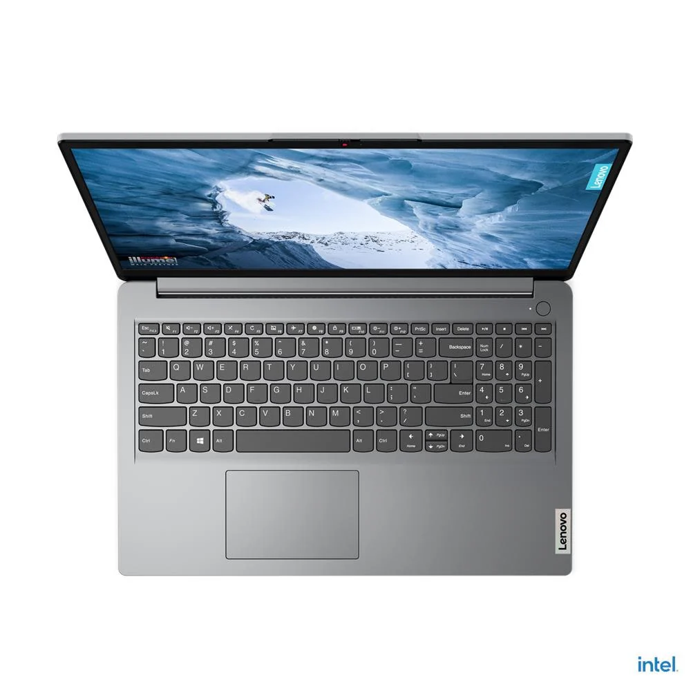 Lenovo IdeaPad 1 15IJL7 Super Light Wight Intel® Celeron® N4500, 8GB DDR4, 256GB SSD, SD Card Reader - Cloud Grey LAPTOP - Image 2