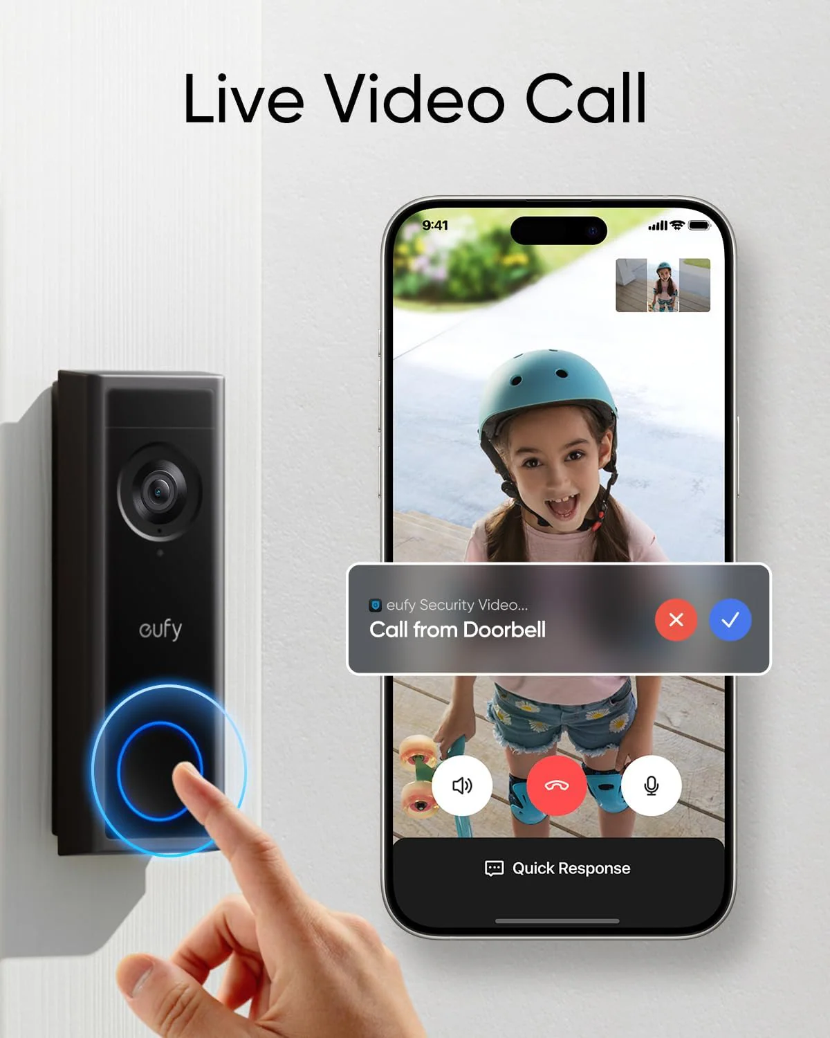 Anker Eufy Video Doorbell C30 Black - Image 5