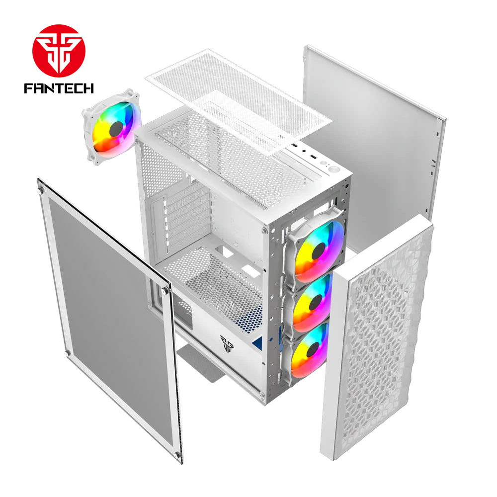 Fantech Aero 2 CG83 Middle Tower White Gaming Case - Image 5