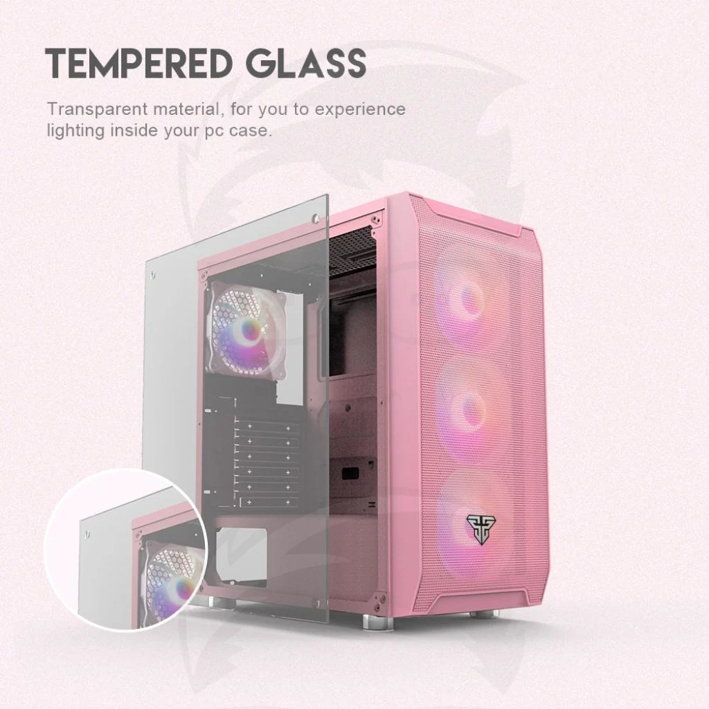 FANTECH AERO CG80 SAKURA RGB MIDDLE TOWER CASE - Image 3