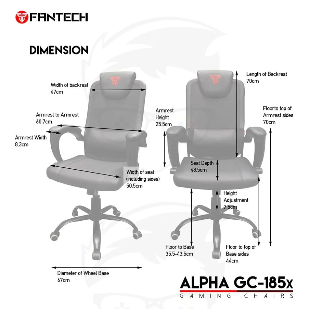 FANTECH ALPHA GC-185x Gaming Chair - Image 5