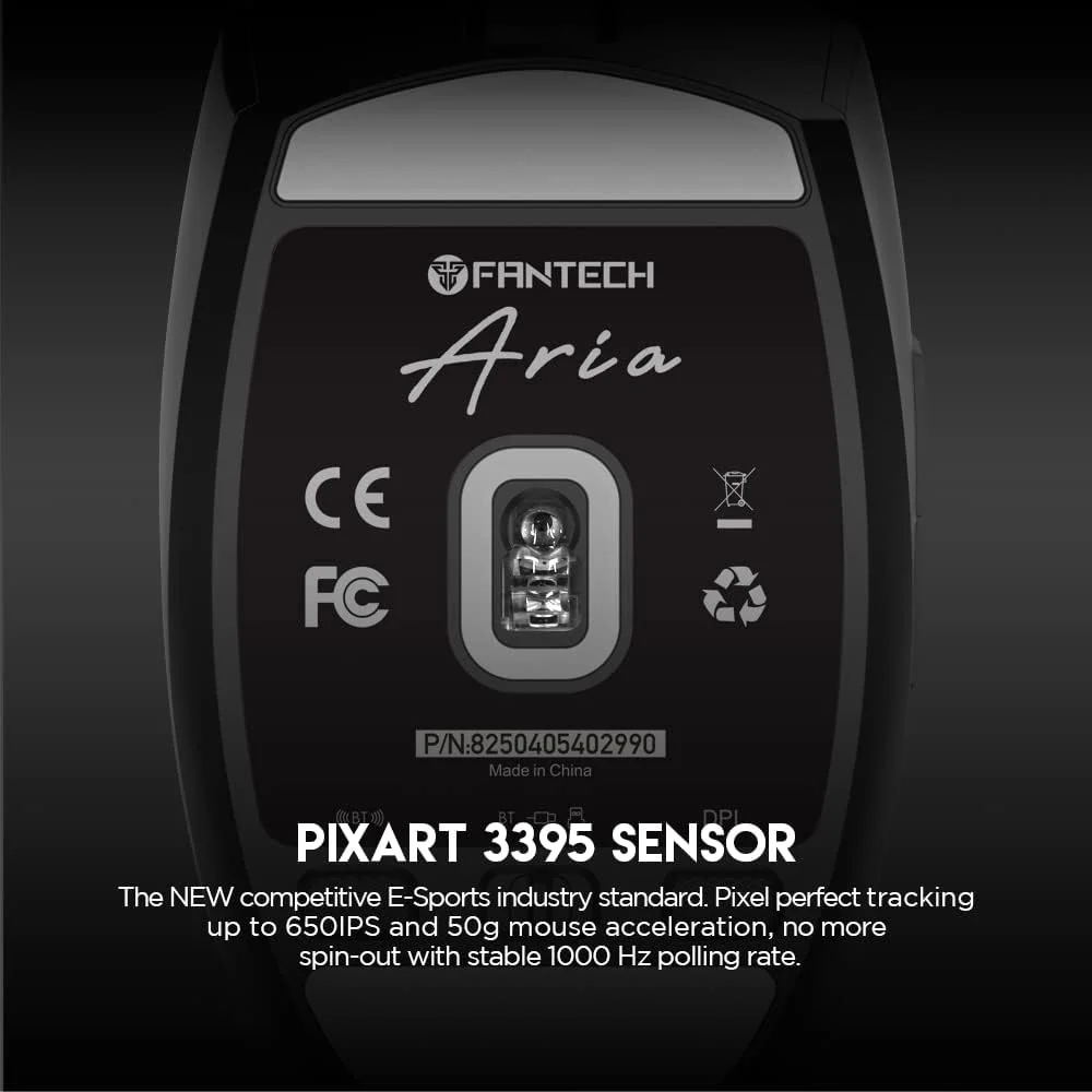 Fantech ARIA XD7E Wireless Gaming Mouse - Black - Image 7