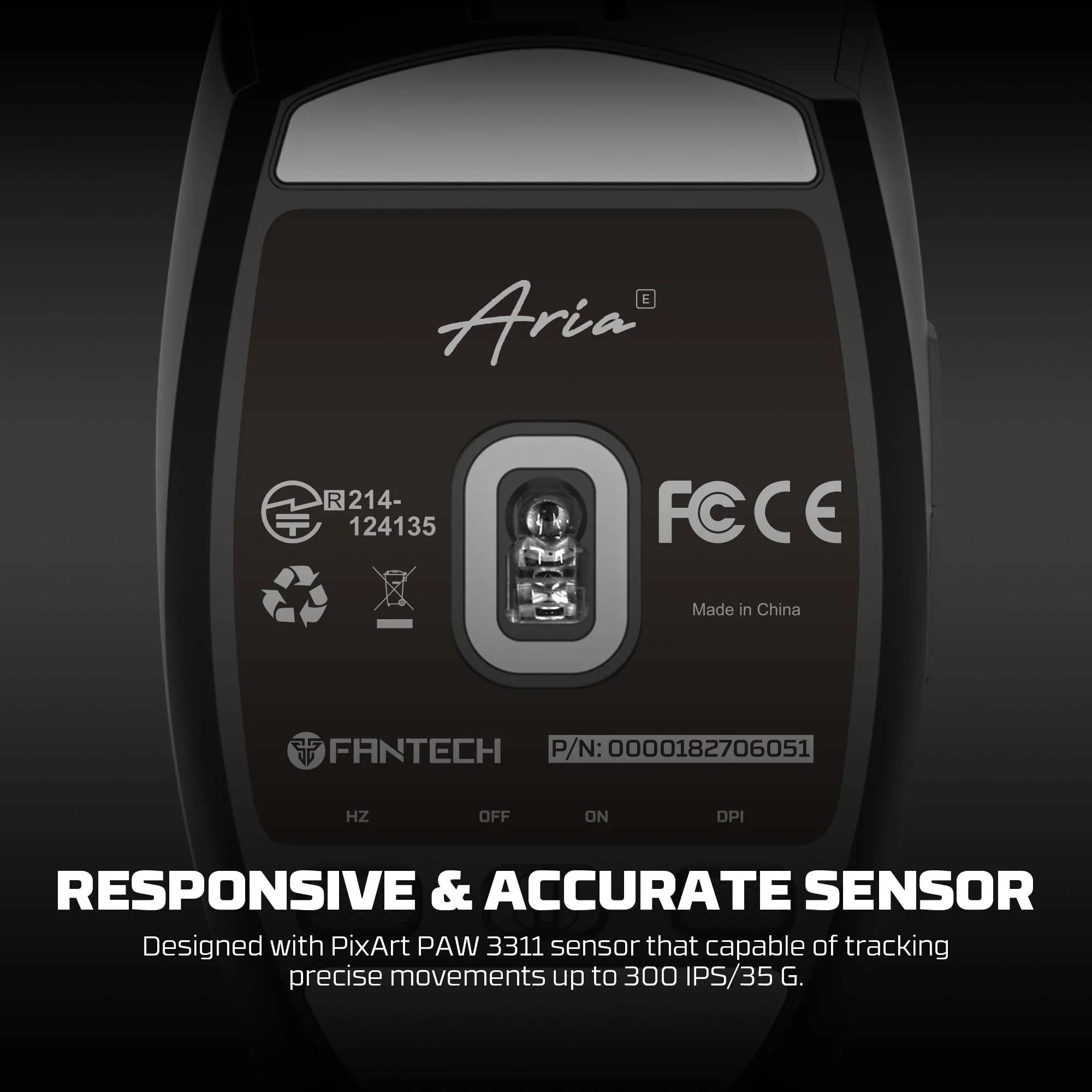 Fantech ARIA XD7E Wireless Gaming Mouse - White - Image 4