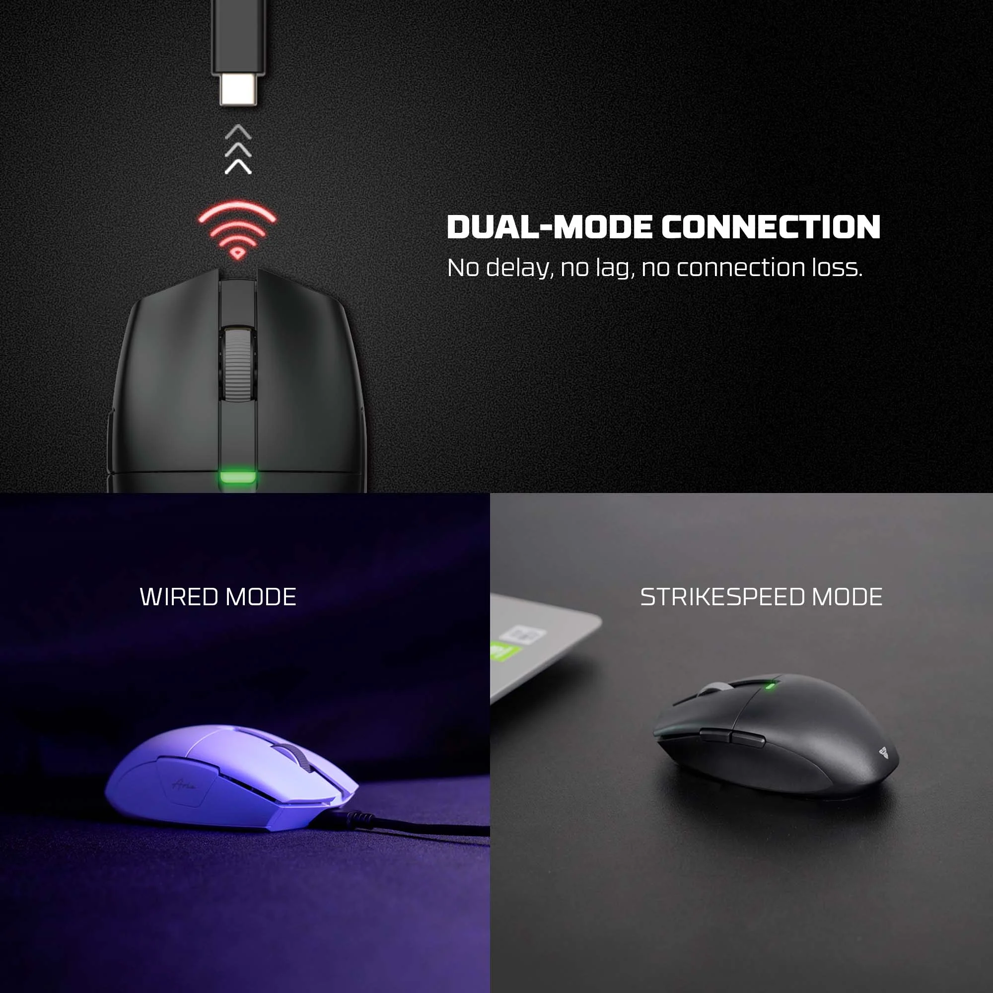 Fantech ARIA XD7E Wireless Gaming Mouse - White - Image 7