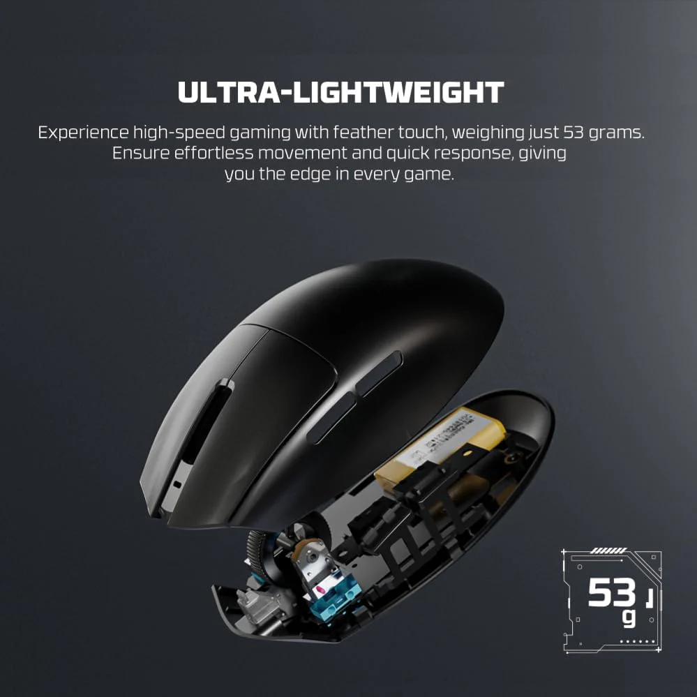 Fantech ARIA XD7V2 Wireless Gaming Mouse - Red - Image 2