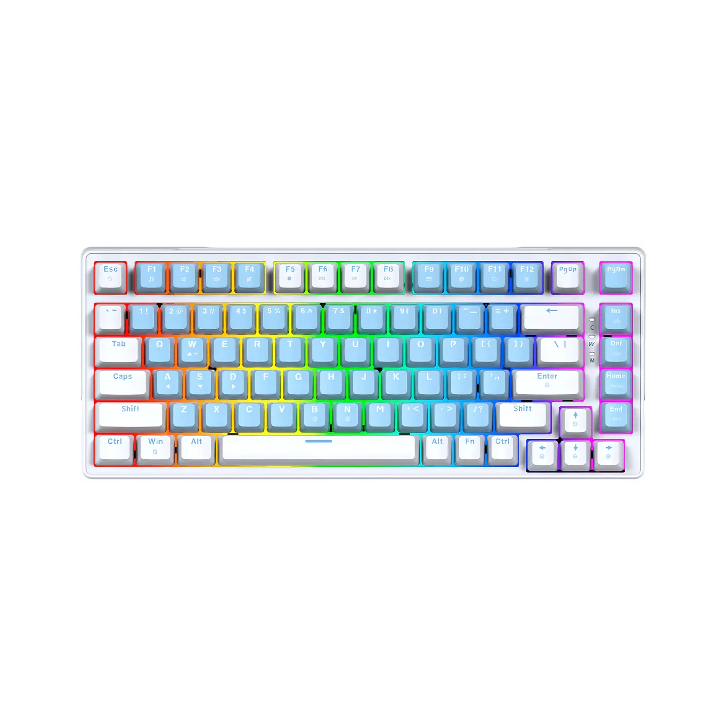 FANTECH ATOM 83 MK612 MECHANICAL GAMING KEYBOARD BLUE+WHITE - Image 2