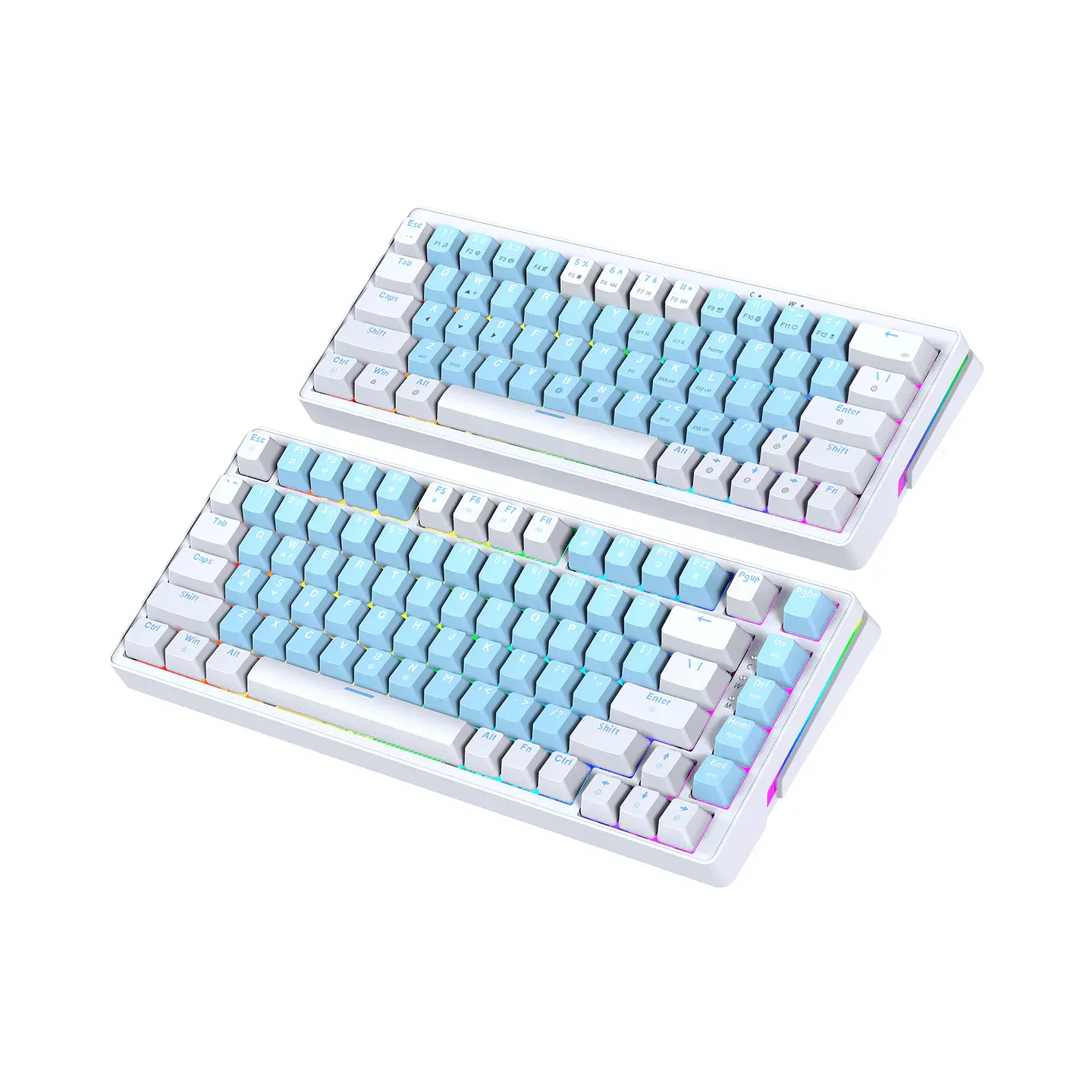 FANTECH ATOM 83 MK612 MECHANICAL GAMING KEYBOARD BLUE+WHITE - Image 5