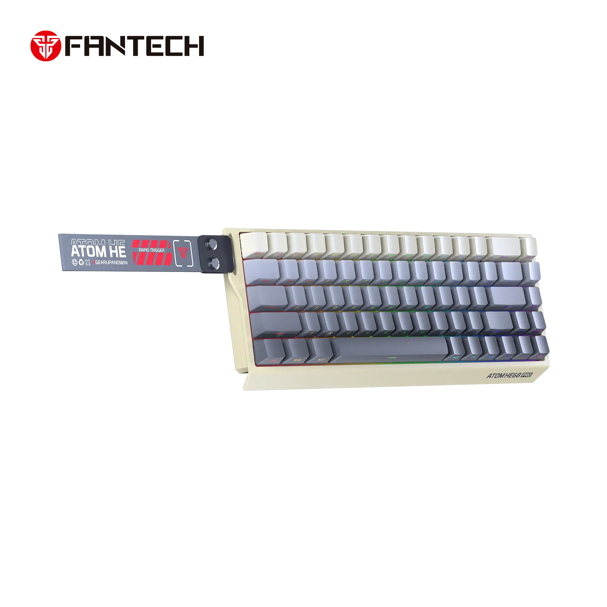 FANTECH ATOM HE MK922 RETRO  MAGNATIC EMERALD WIRELESS GAMING KEYBOARD - Image 3