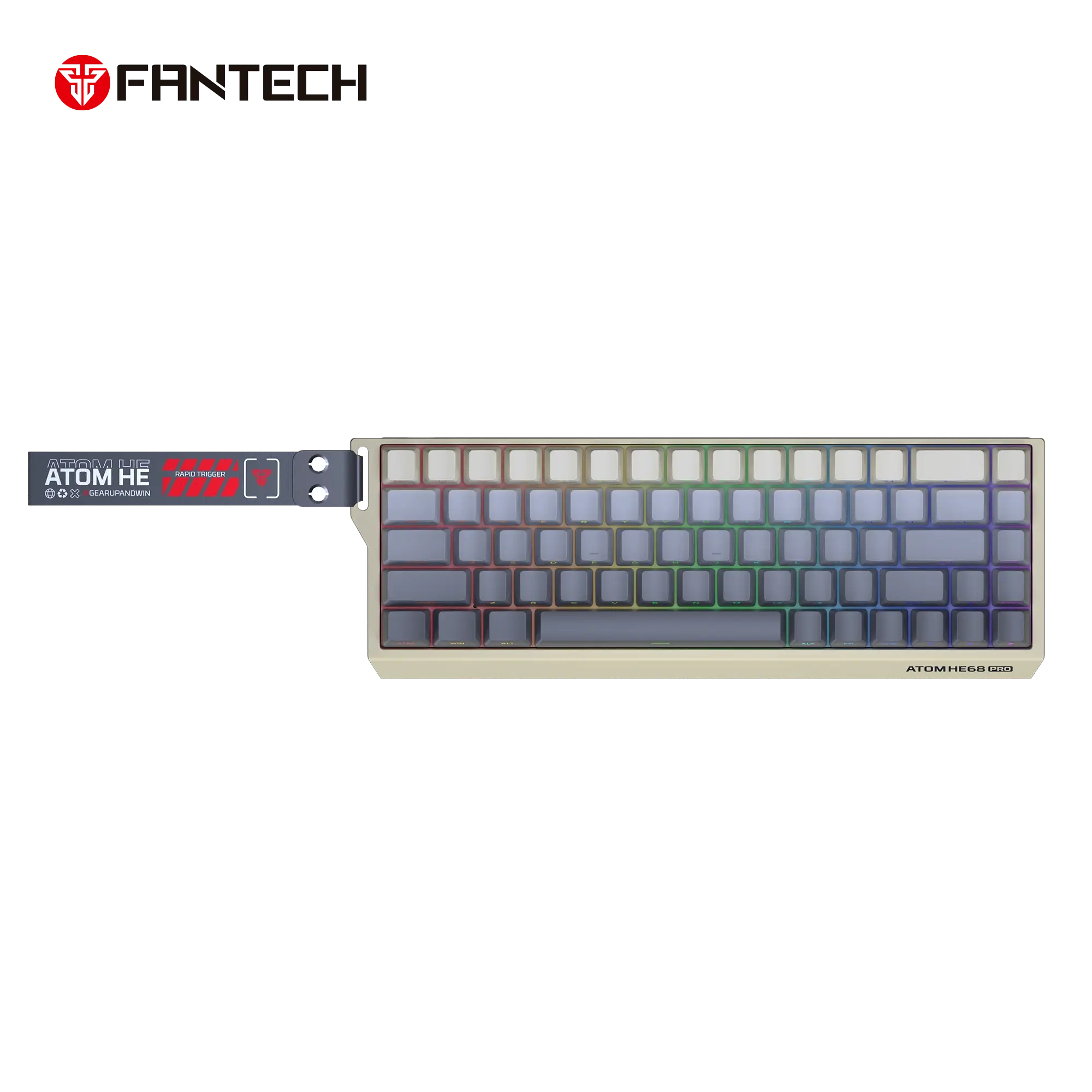FANTECH ATOM HE MK922 RETRO  MAGNATIC EMERALD WIRELESS GAMING KEYBOARD - Image 5