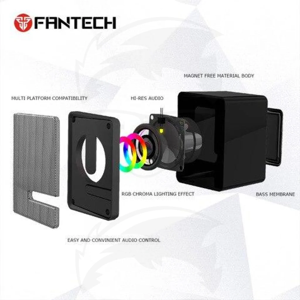 FANTECH BEAT GS203 MOBILE GAMING & MUSIC SPEAKER - Image 2