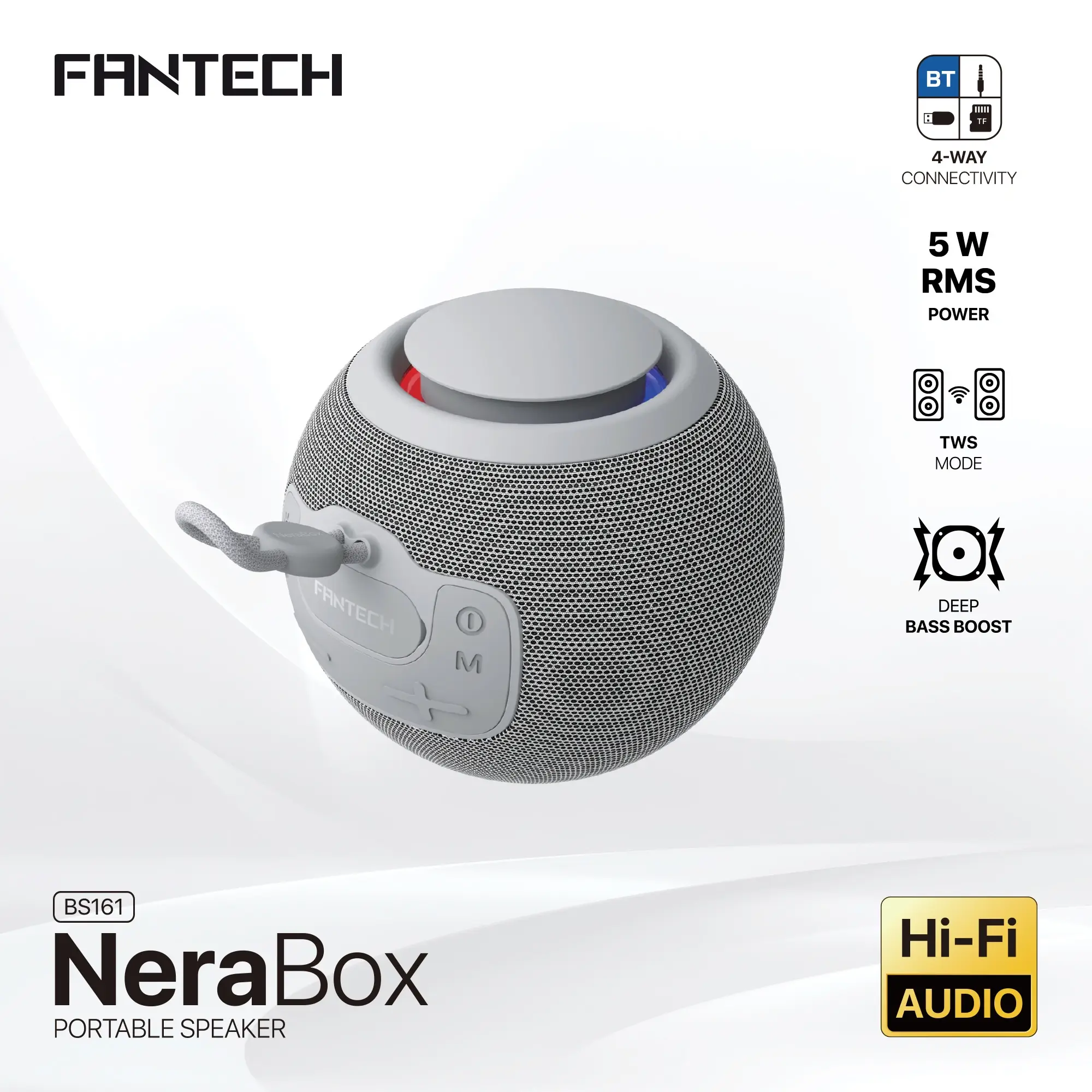 FANTECH BS161 NERABOX PORTABLE SPEAKER - Image 6