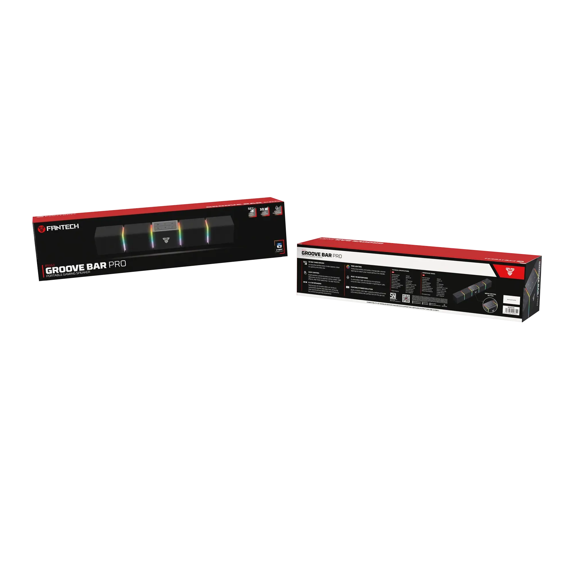 FANTECH BS163 GROOVE BAR PRO BLACK GAMING SPEAKER - Image 2