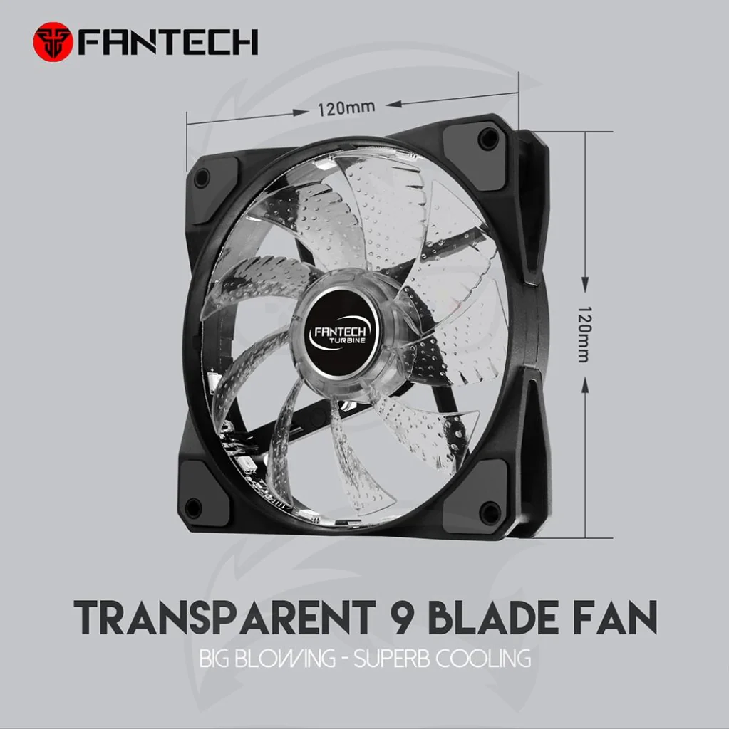 FANTECH FC-123 Turbine Computer Case Fan - Image 8