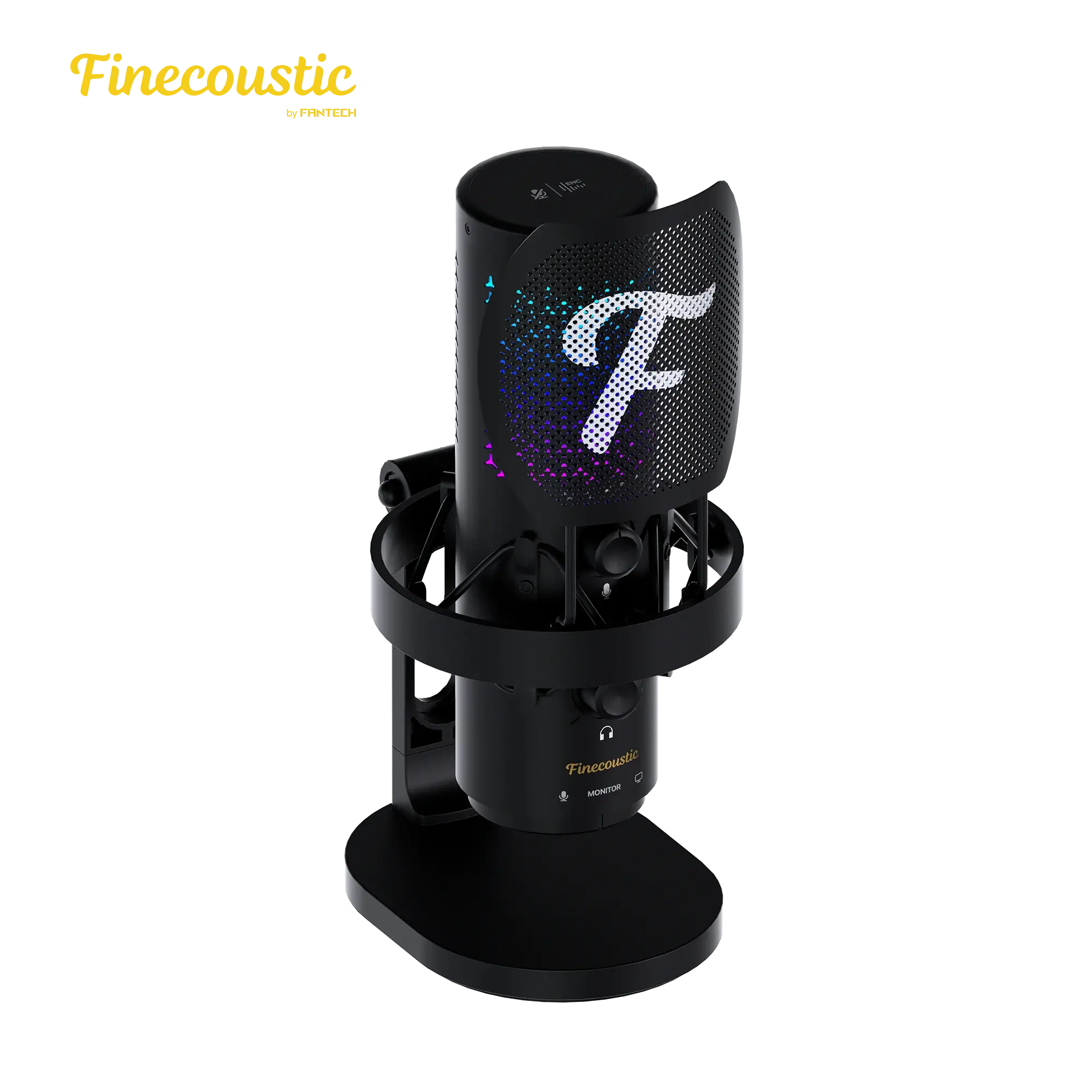 FANTECH FINECOUSTIC BLACK RESONO DUAL MODE CONDENSER MICROPHONE - Image 2