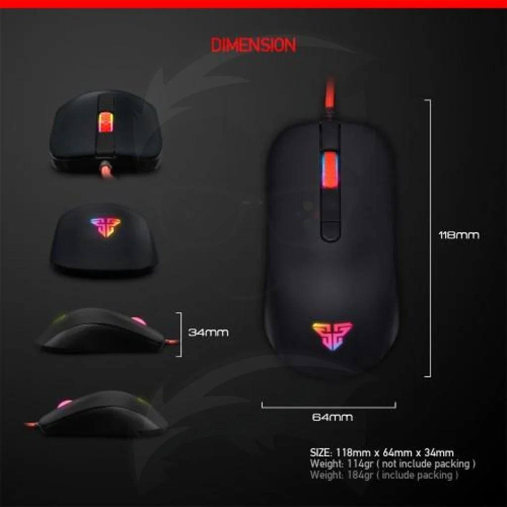 FANTECH G10 RHASTA PRO GAMING MOUSE - Image 3