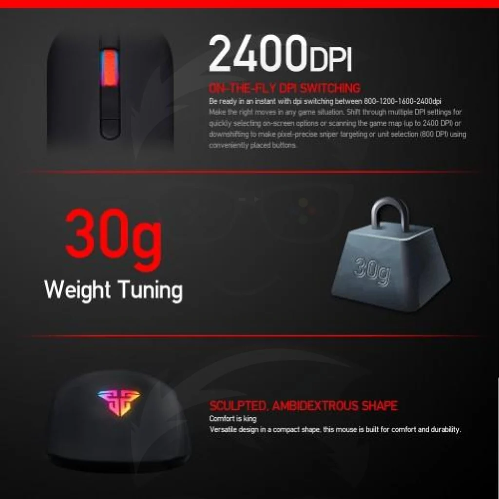 FANTECH G10 RHASTA PRO GAMING MOUSE - Image 8
