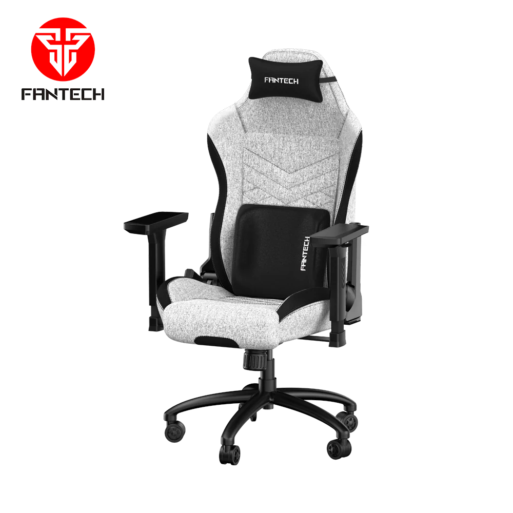 Fantech GC-192 Gaming Chair Ledare Primastitch - Grey - Image 2