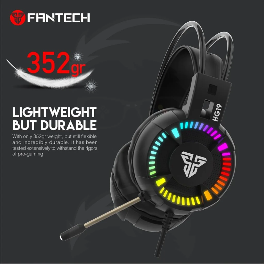 FANTECH HG19 Irish RGB Gaming Headset - Image 7