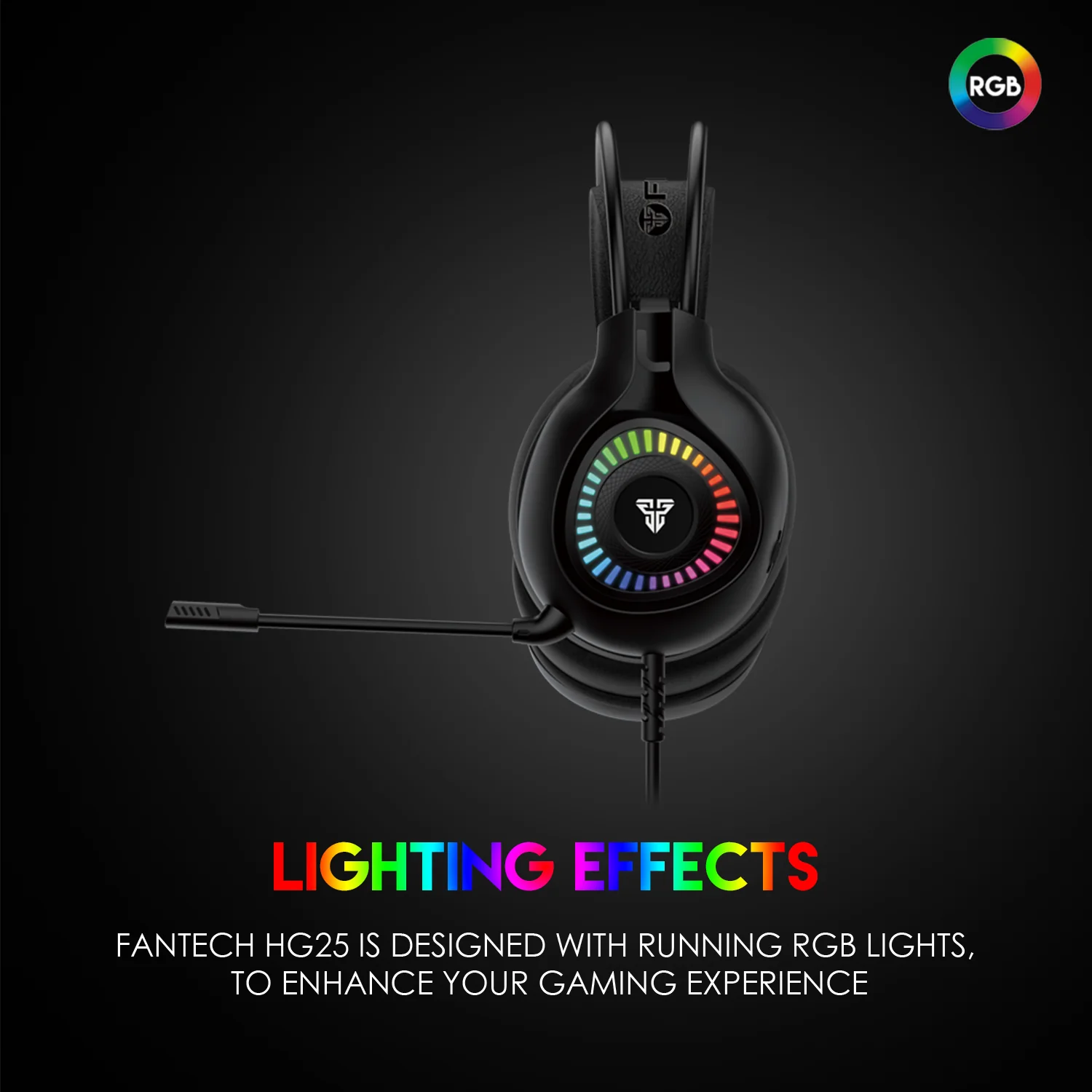 FANTECH HG25 ORBIT USB GAMING HEADSET - Image 3