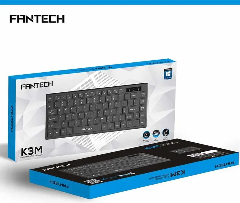 FANTECH K3M Multimedia Office Keyboard - Image 2