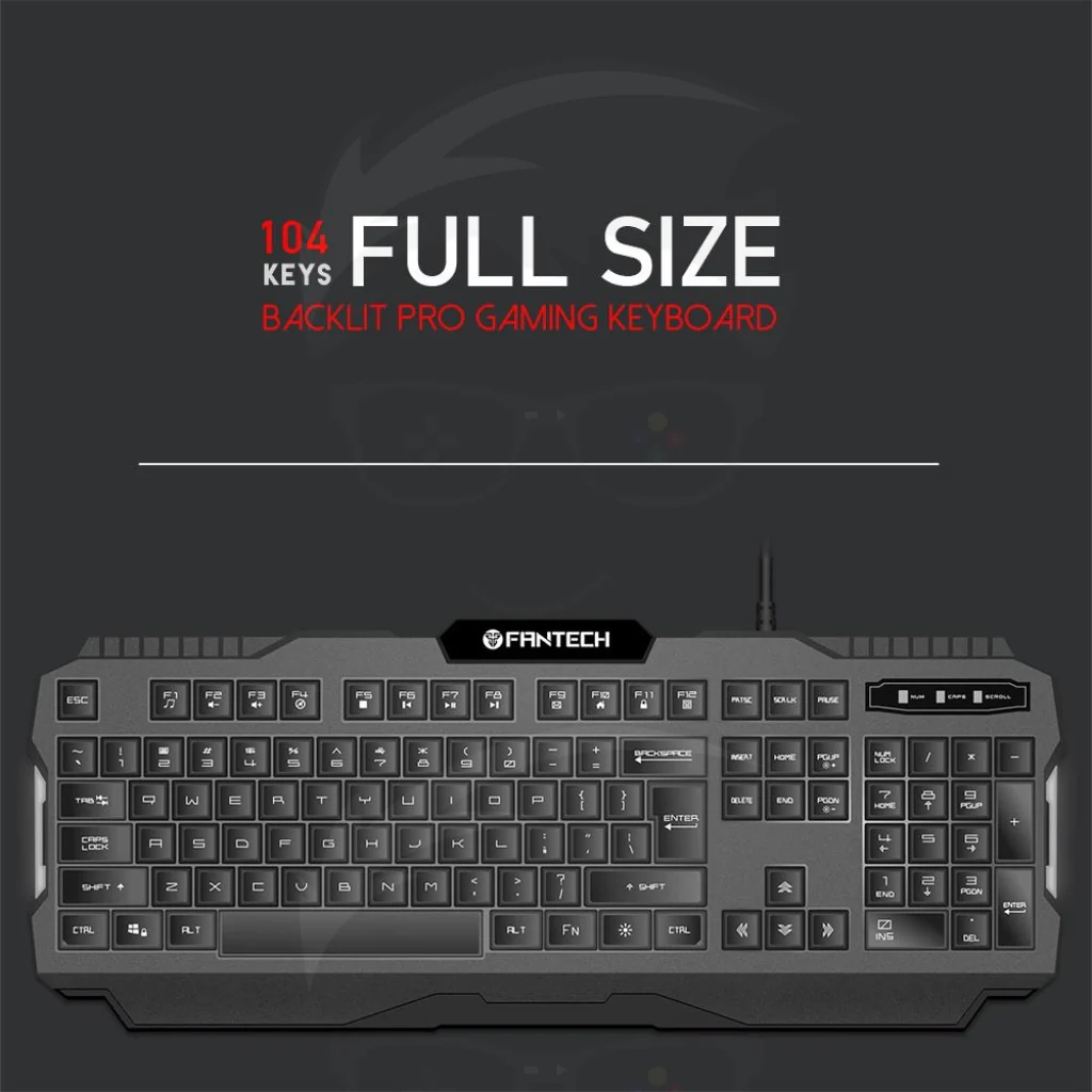 FANTECH K511 Hunter Pro Backlit Pro Gaming Keyboard - Image 11