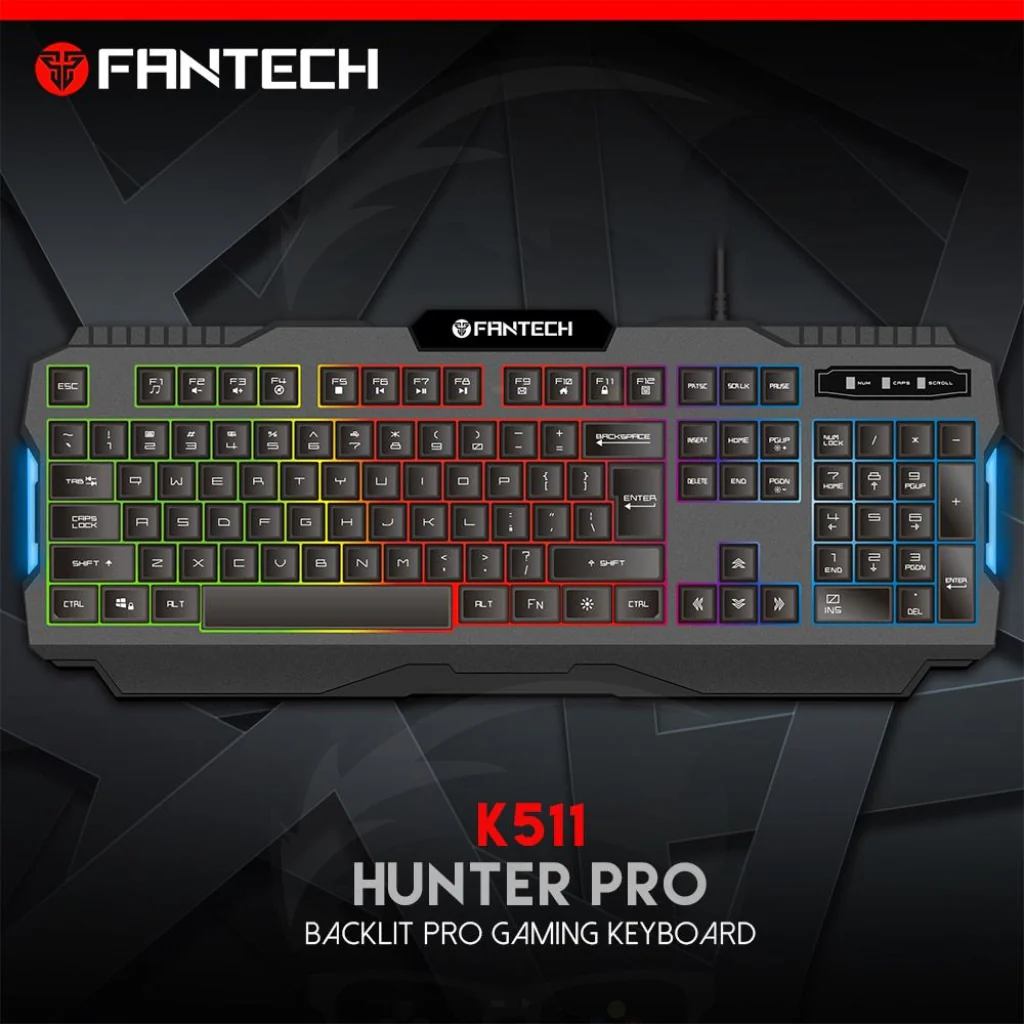 FANTECH K511 Hunter Pro Backlit Pro Gaming Keyboard - Image 12