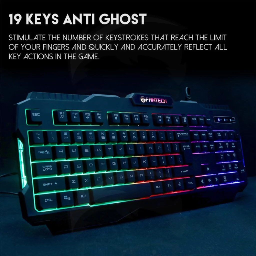 FANTECH K511 Hunter Pro Backlit Pro Gaming Keyboard - Image 9