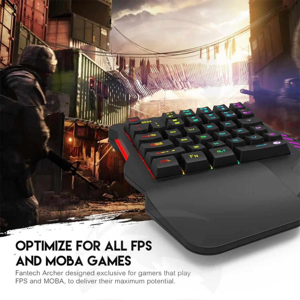 FANTECH K512 Archer One-Handed RGB Gaming keyboard - Image 9